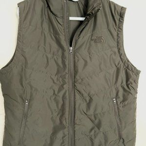 North Face, XL, olive green vest